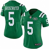 Women Nike Jets 5 Teddy Bridgewater Green Color Rush Limited Jersey Dzhi,baseball caps,new era cap wholesale,wholesale hats